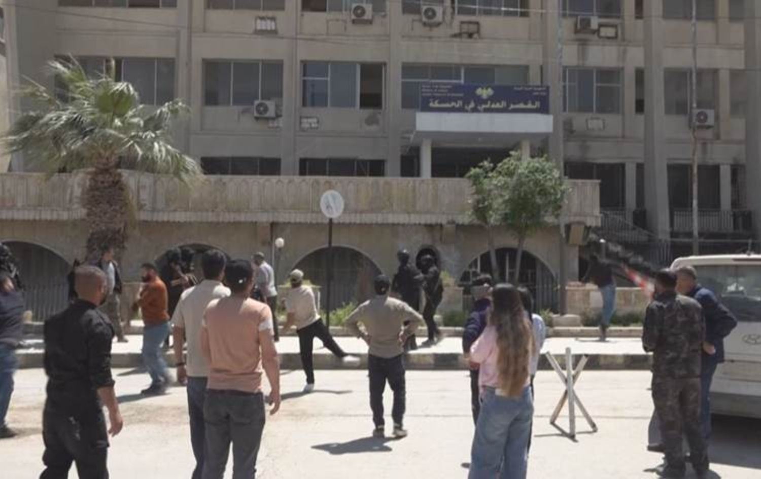 جانب من التوتر في الحسكة