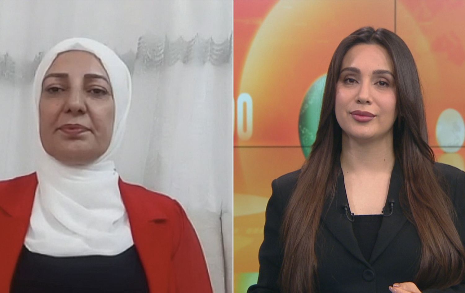 صورة من مقابلة رووداو مع الرئيسة المشتركة لجامعة "روجآفا"