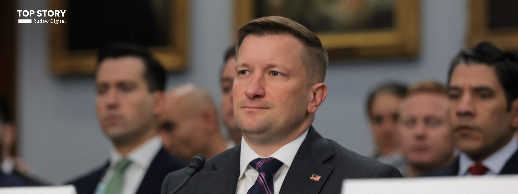Jules Hurst III, the Acting Under Secretary of Defense, pictured during testimony at a Senate defense budget hearing on May 12, 2026. Photo: AFP