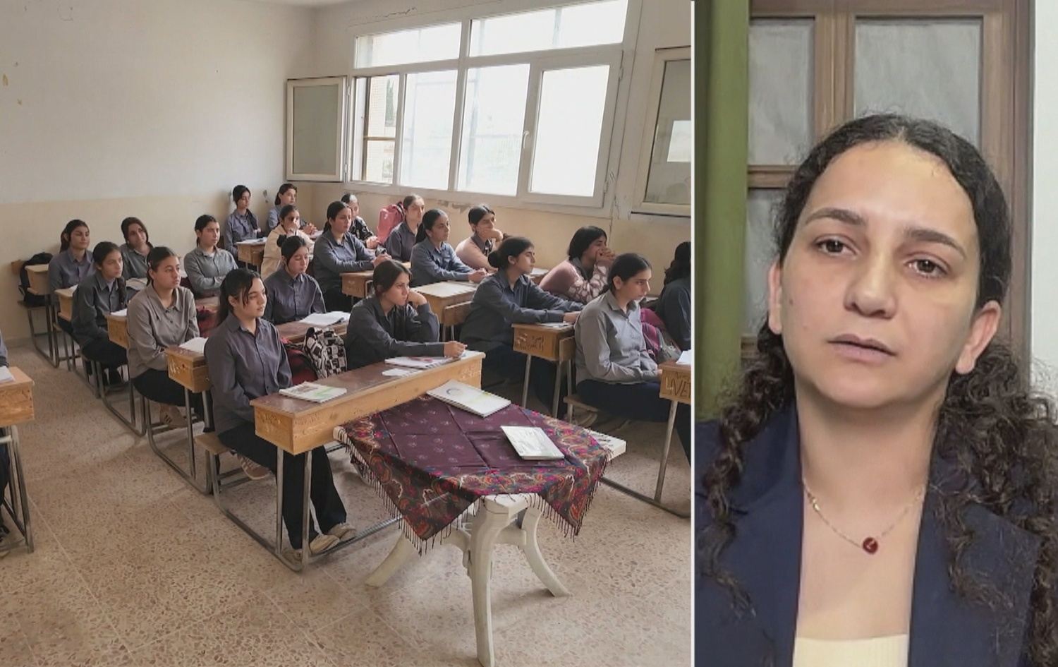 Dibisteneke li Rojavayê Kurdistanê û Viyan Hesen / Wêne û Vîdeo: Rûsdaw