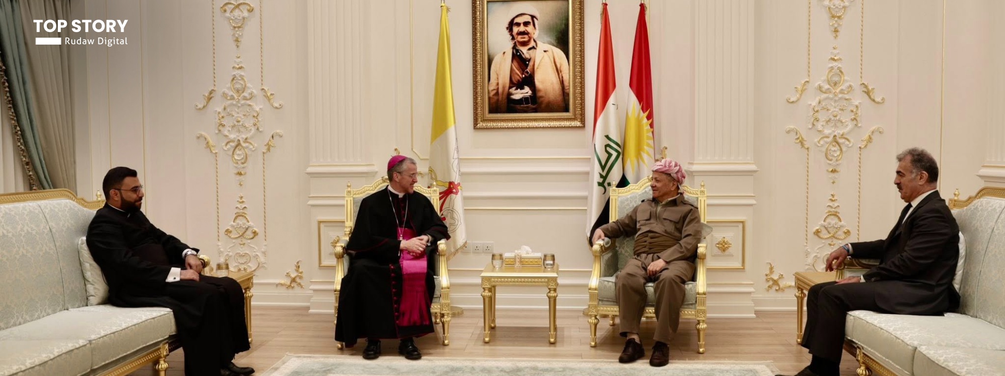 سەرۆک بارزانی بۆ باڵیۆزی ڤاتیکان: پێکەوەژیان لە کوردستان بووەتە کولتوور و شانازی پێوەدەکەین