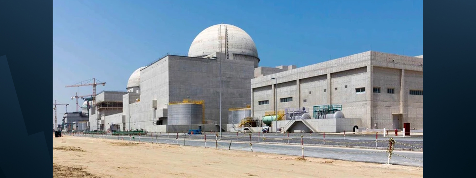 The Barakah nuclear power plant under construction in Abu Dhabi. File photo: WAM 