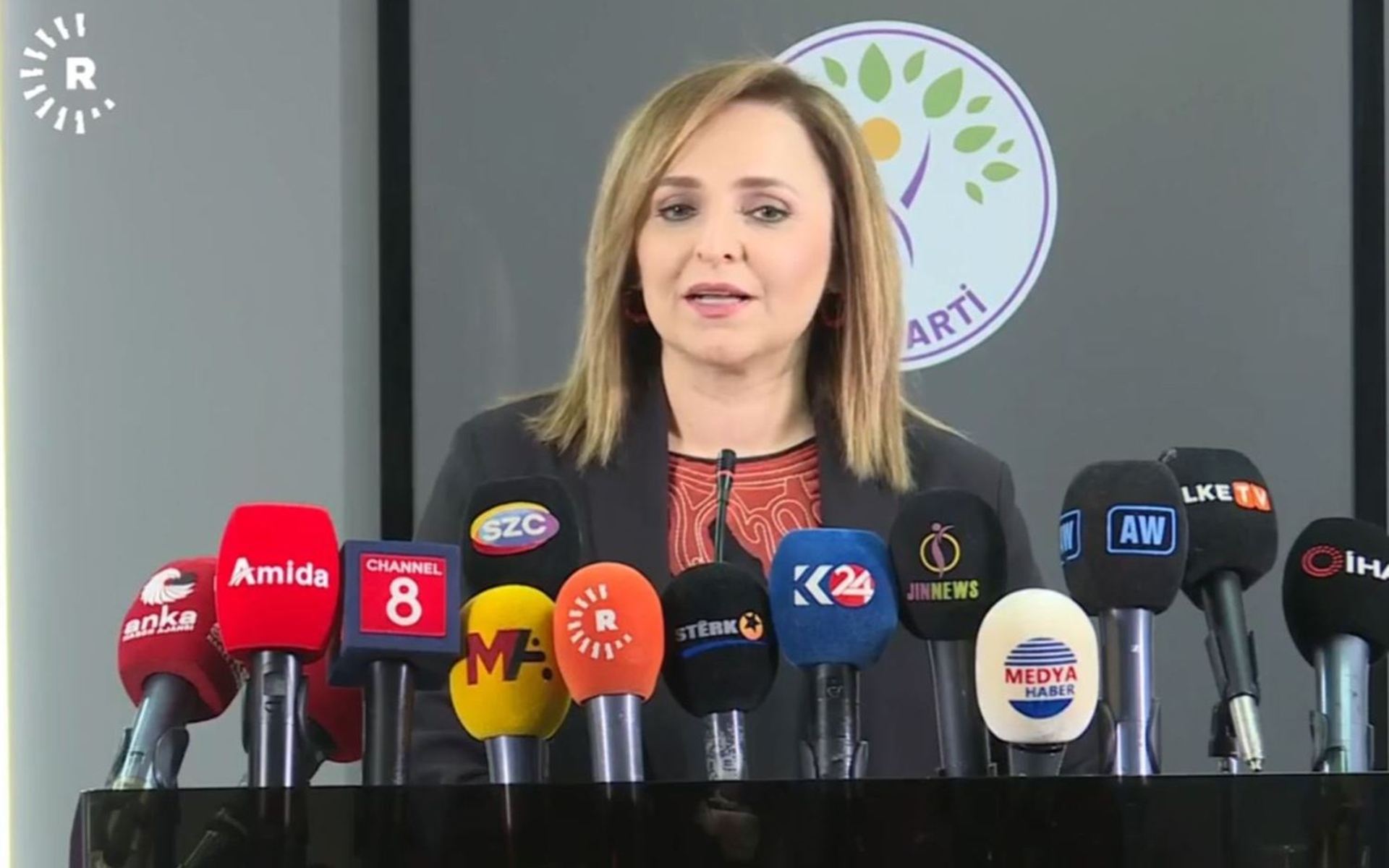Berdevka DEM Partiyê Ayşegul Dogan / Wêne: Rûdaw