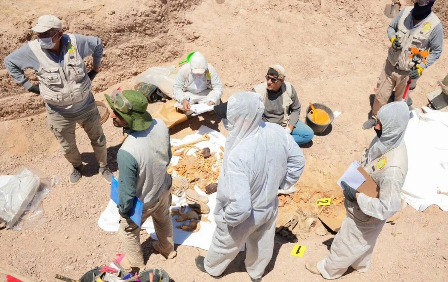 اكتشاف مقبرة جماعية في الانبار