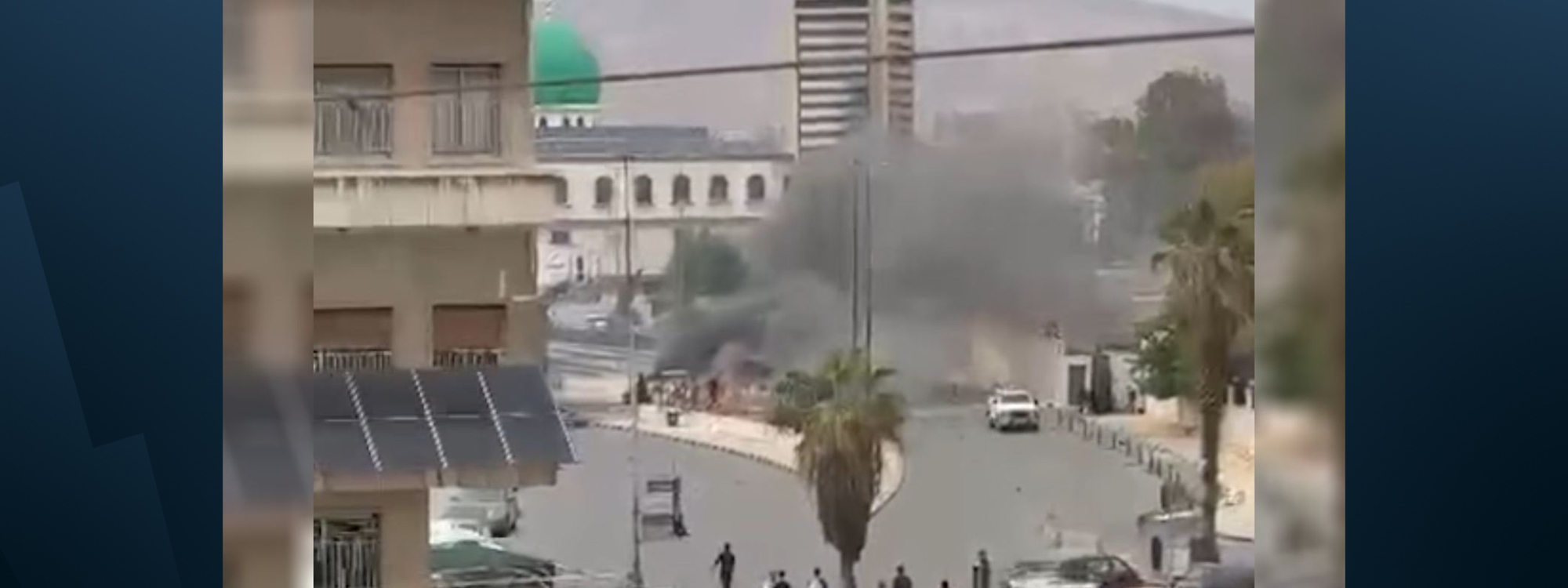 Explosion kills soldier near Syrian defense ministry building in Damascus