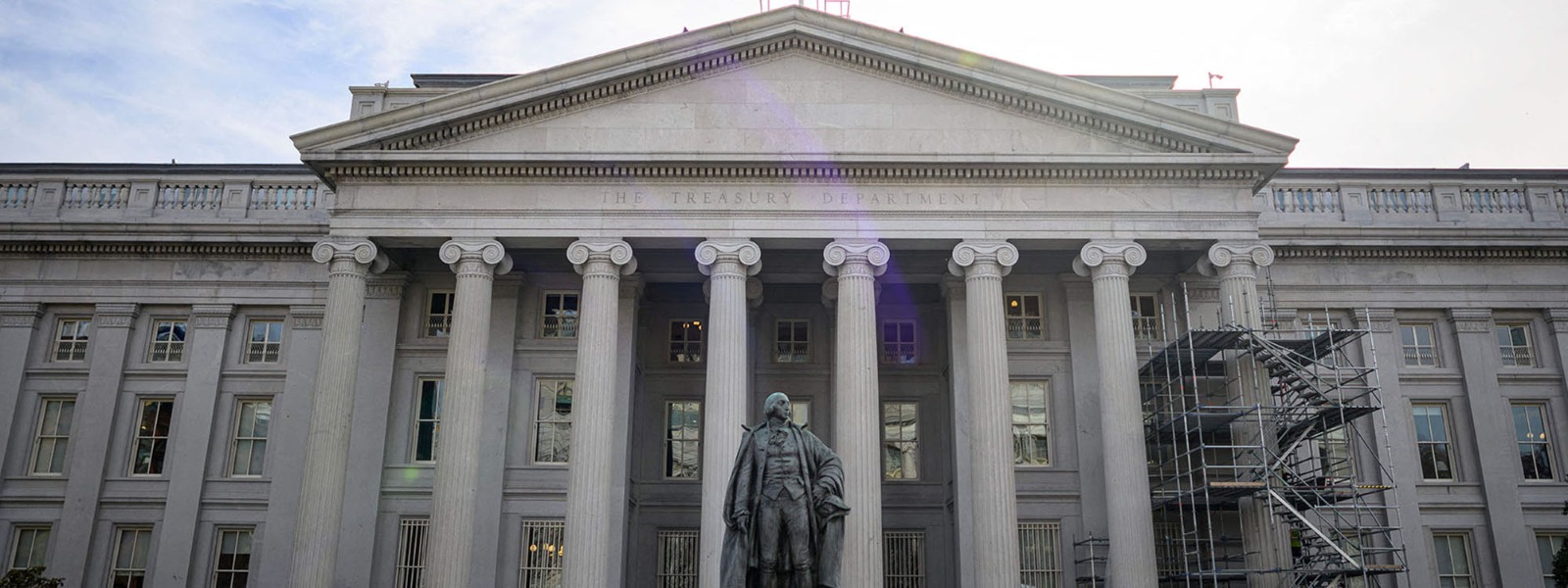 US Department of the Treasury building in Washington DC. File photo: AFP