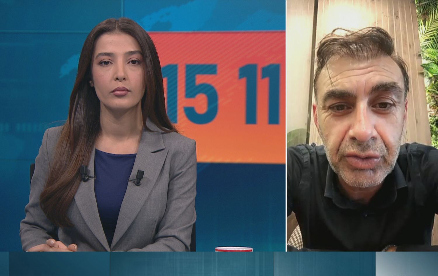 Endamê Platforma Neteweyî ya Kurd Welat Kiliçaslan bû mêvanê Rûdawê / Wêne: Rûdaw