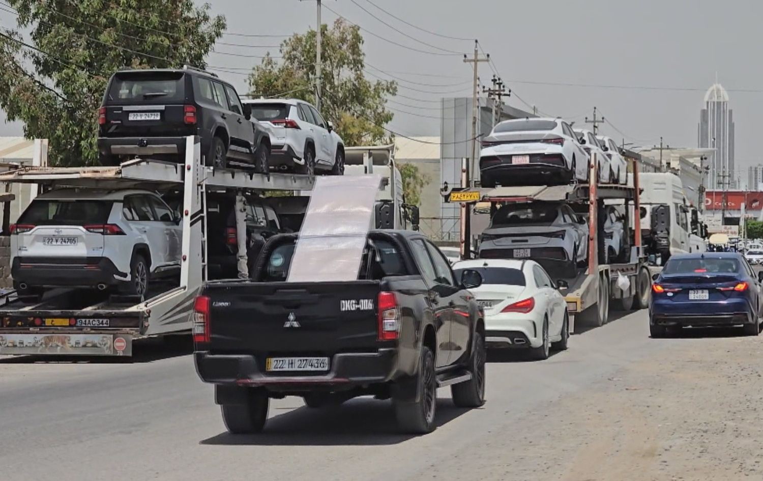 ئامادەکردنی ئۆتۆمبێل بۆ هەناردەکردن