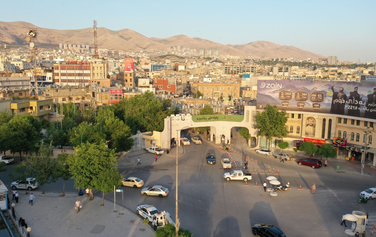 لە سلێمانی پلەی گەرما 16 پلە دابەزیوە. وێنە: بڵند تاهیر - رووداو