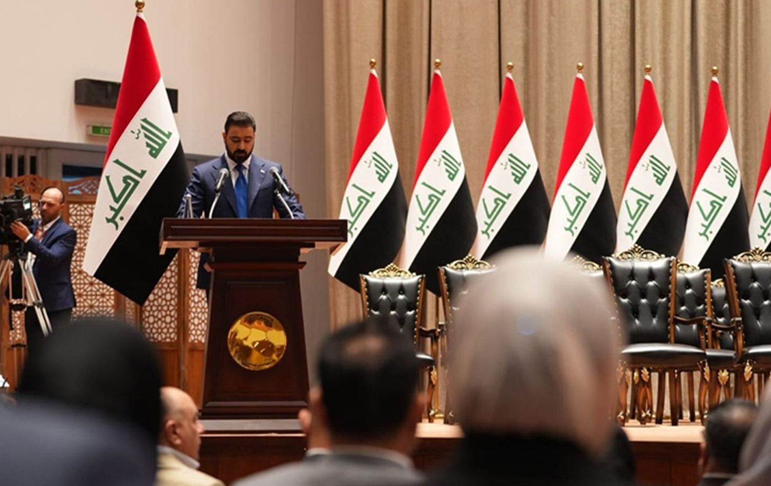 جلسة تمرير حكومة علي الزيدي