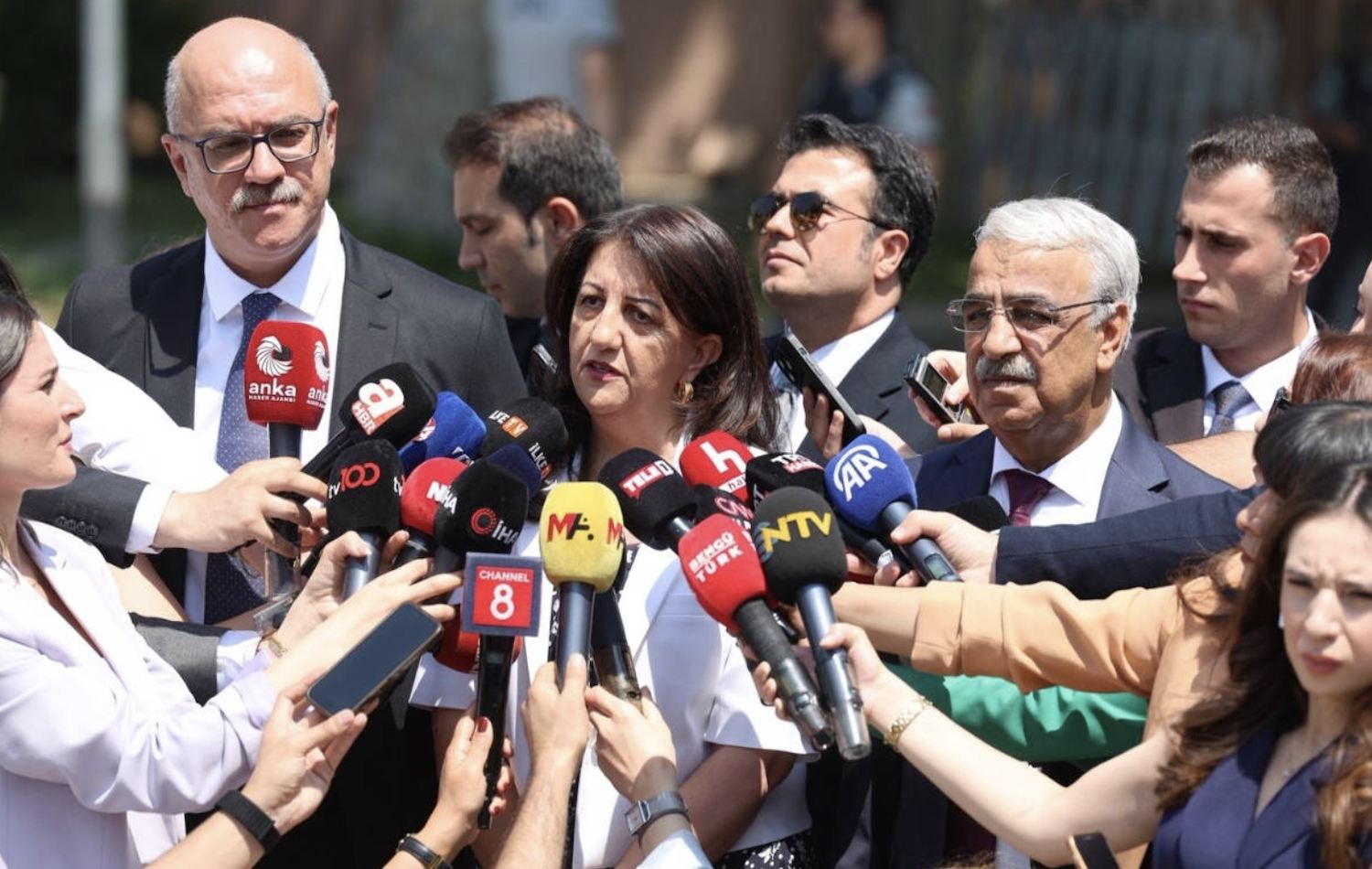 DEM Parti İmralı Heyeti / Fotoğraf: MA