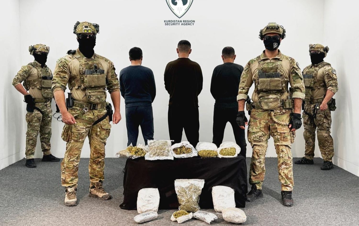 ئاسایشی هەرێمی کوردستان 3 بازرگانی بیانیی هۆشبەری دەستگیرکرد