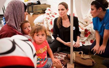 ئەنجلینا جولی لە كوردستانە