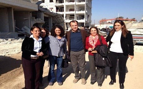 Parlamenterên HDP li Kobanê ne